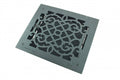 Cast 10 x 12 Duct Floor Heat Register Louver Vent M4579