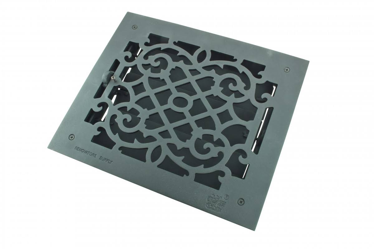 Cast 10 x 12 Duct Floor Heat Register Louver Vent M4579