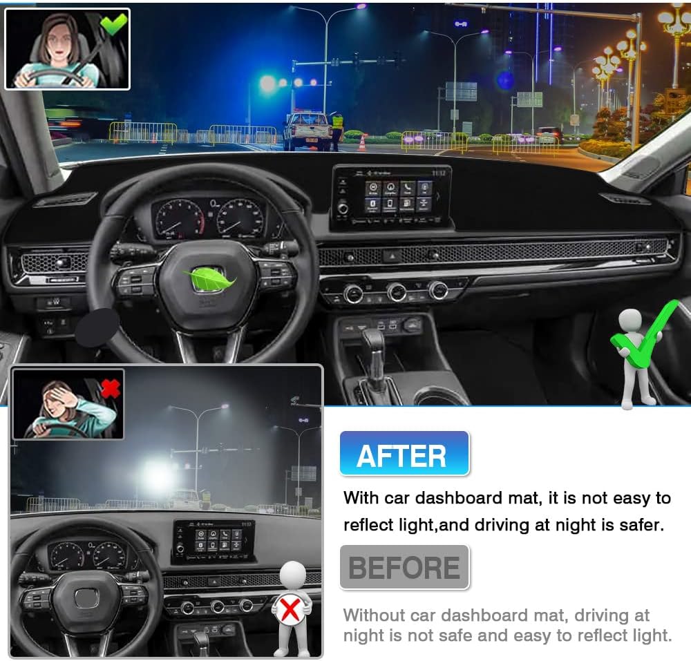 Custom Fit Dashboard Cover Mat Carpet Flannel Dash Cover Pad R677677