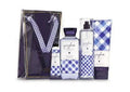 Gingham Gift Bag Set with Body Cream, Shower Gel, Hand Cream, and Fine Fragrance Mist G7058