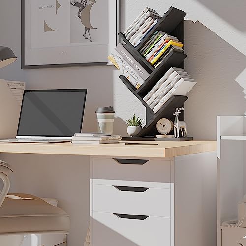 4 Tier Natural Wood Bookshelf N81154