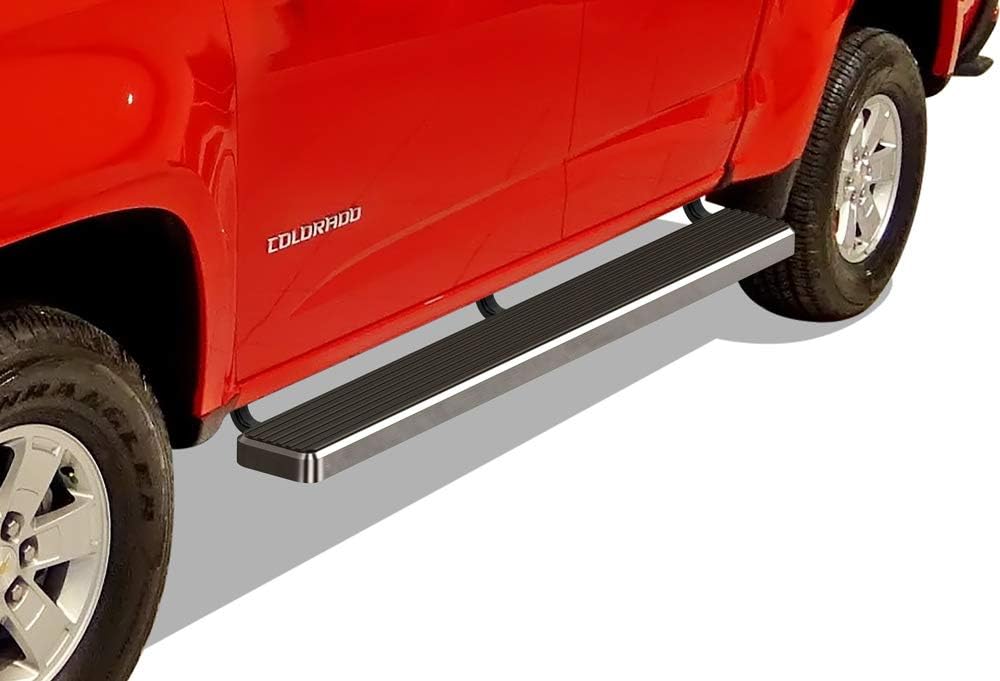 Black Running Boards 4-inch Side Steps R590