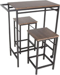 3 Piece Pub Table Set with 2 Stools U899039