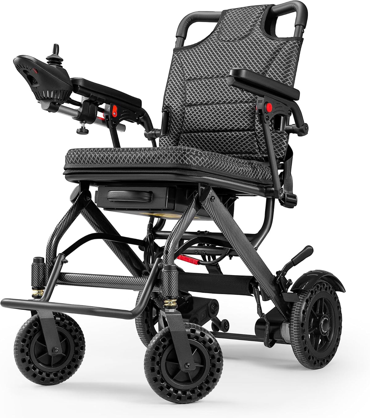 Super Lightweight 38lbs Foldable Electric Wheelchair W40206