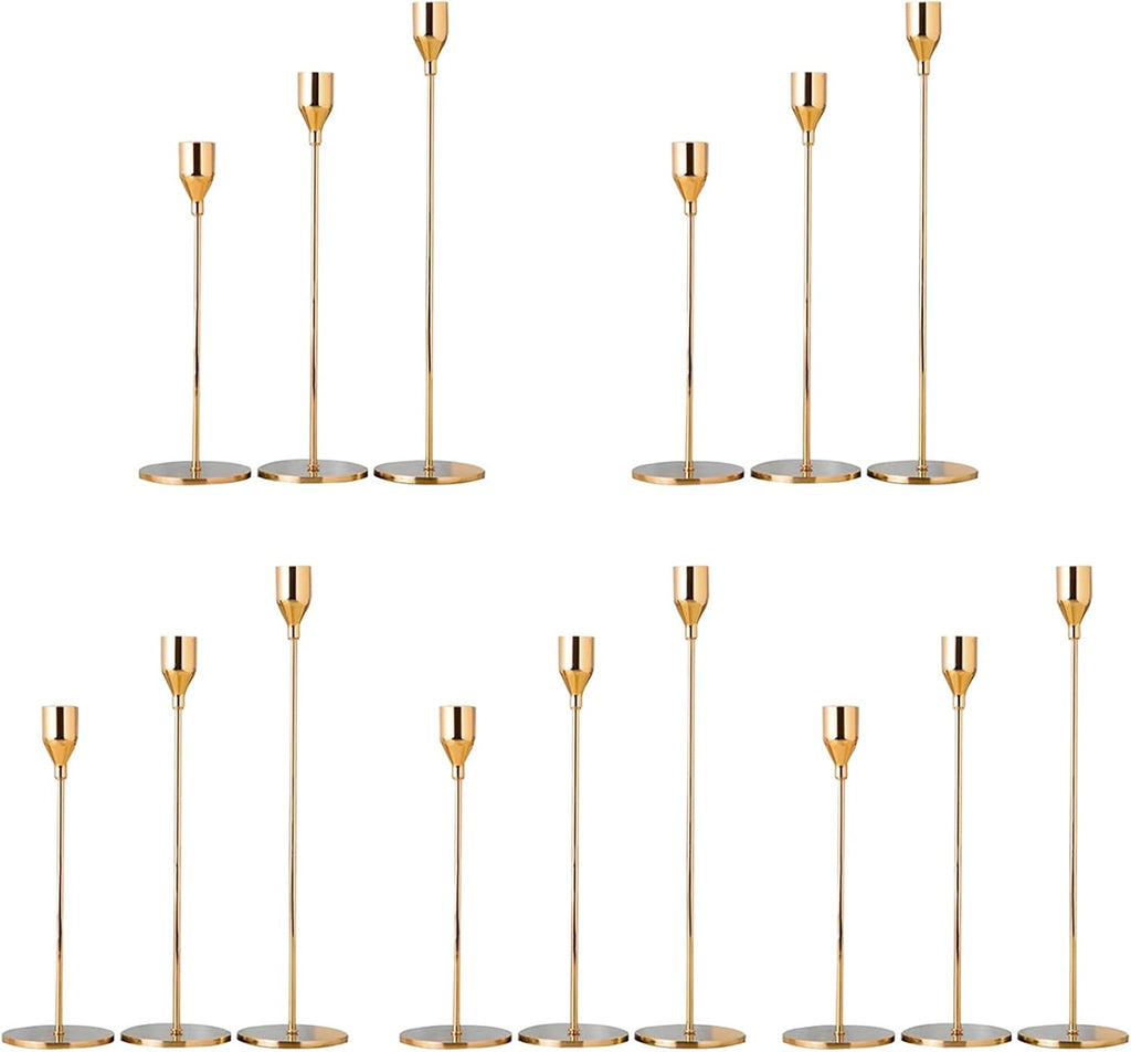 Black Taper Candle Holders Set of 3 H660