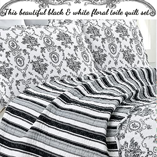 100% Cotton Queen Size Quilt Set L5933