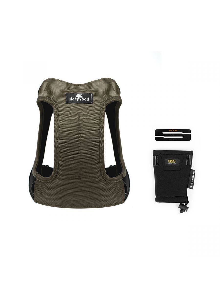 Small Olive Dog Car Harness R9368