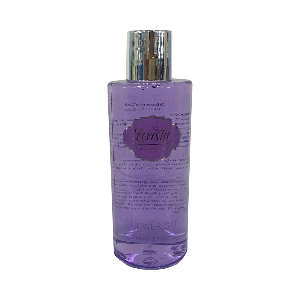 Lavender Bath and Body Set with Shower Gel, Body Lotion, Hand Lotion, Bath Salt, Flower Sponge and EVA Sponge N89904