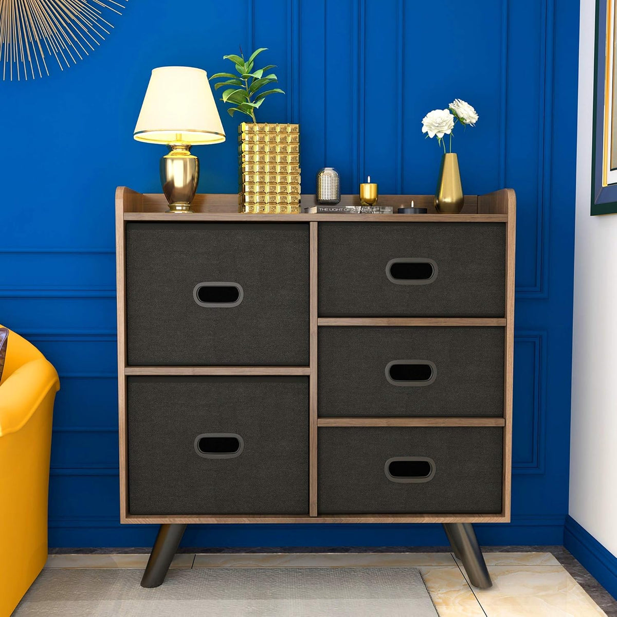 5 Drawer Wood Dresser M59382