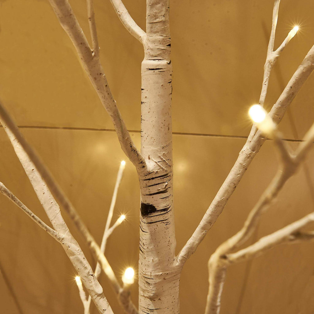 Lighted White Birch Tree 6ft Z564058