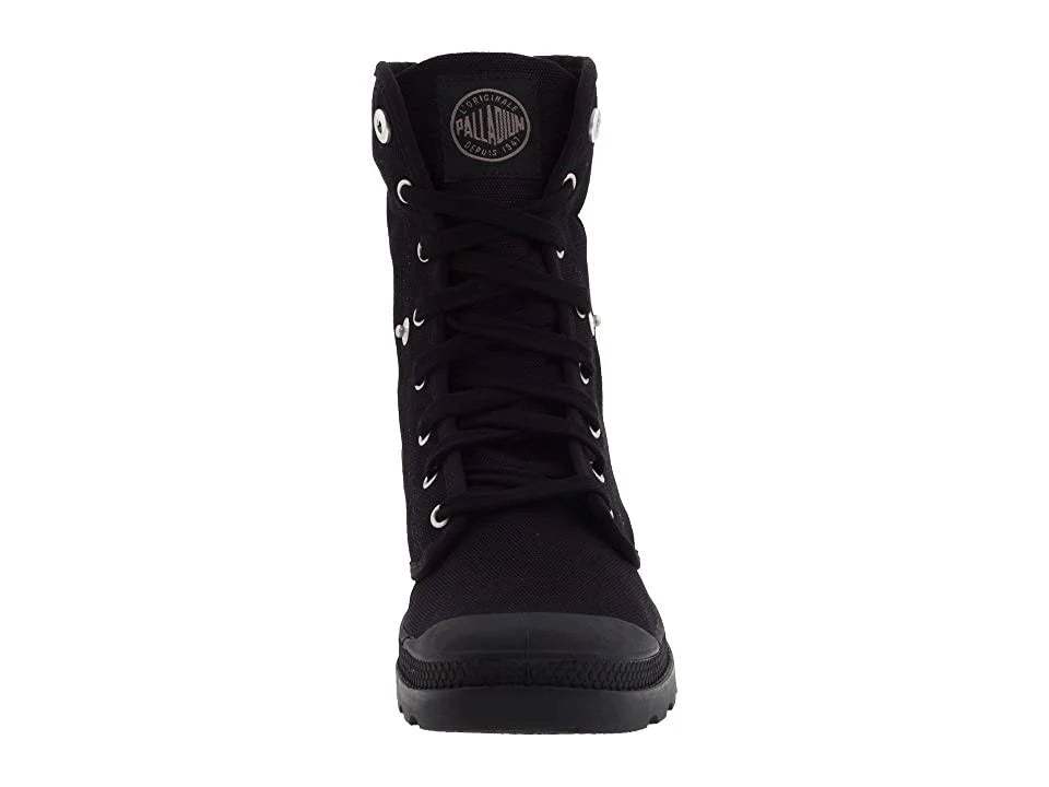 Black Canvas Boots T43548