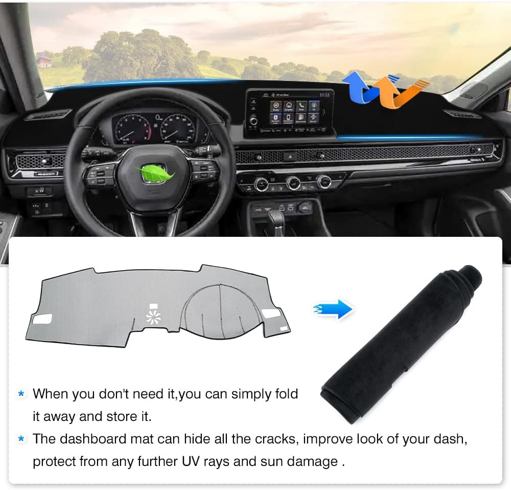 Custom Fit Dashboard Cover Mat Carpet Flannel Dash Cover Pad R677677