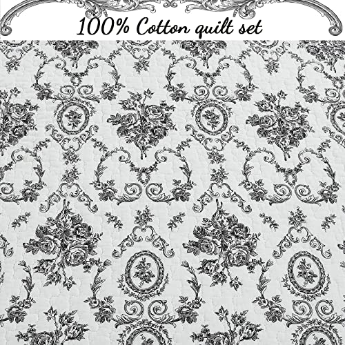 100% Cotton Queen Size Quilt Set L5933