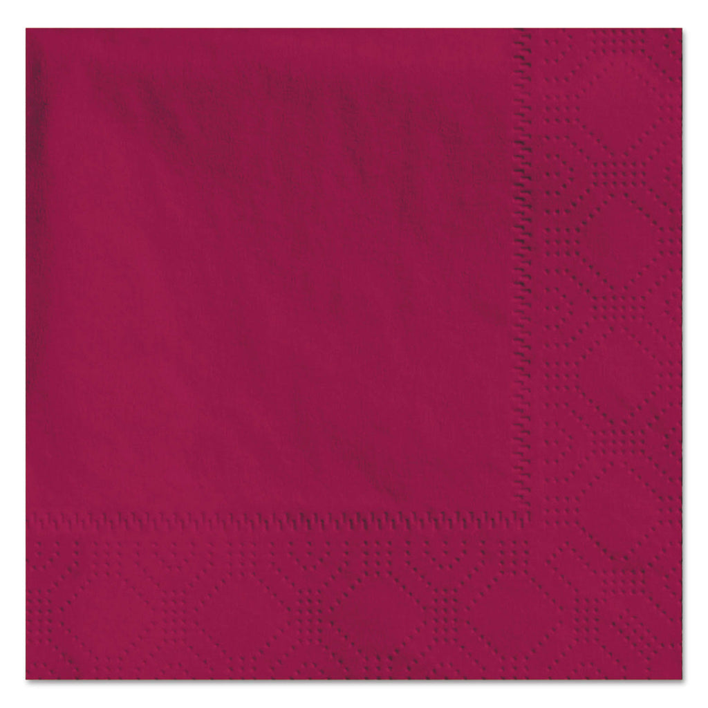Burgundy 2-Ply Beverage Napkins T940714