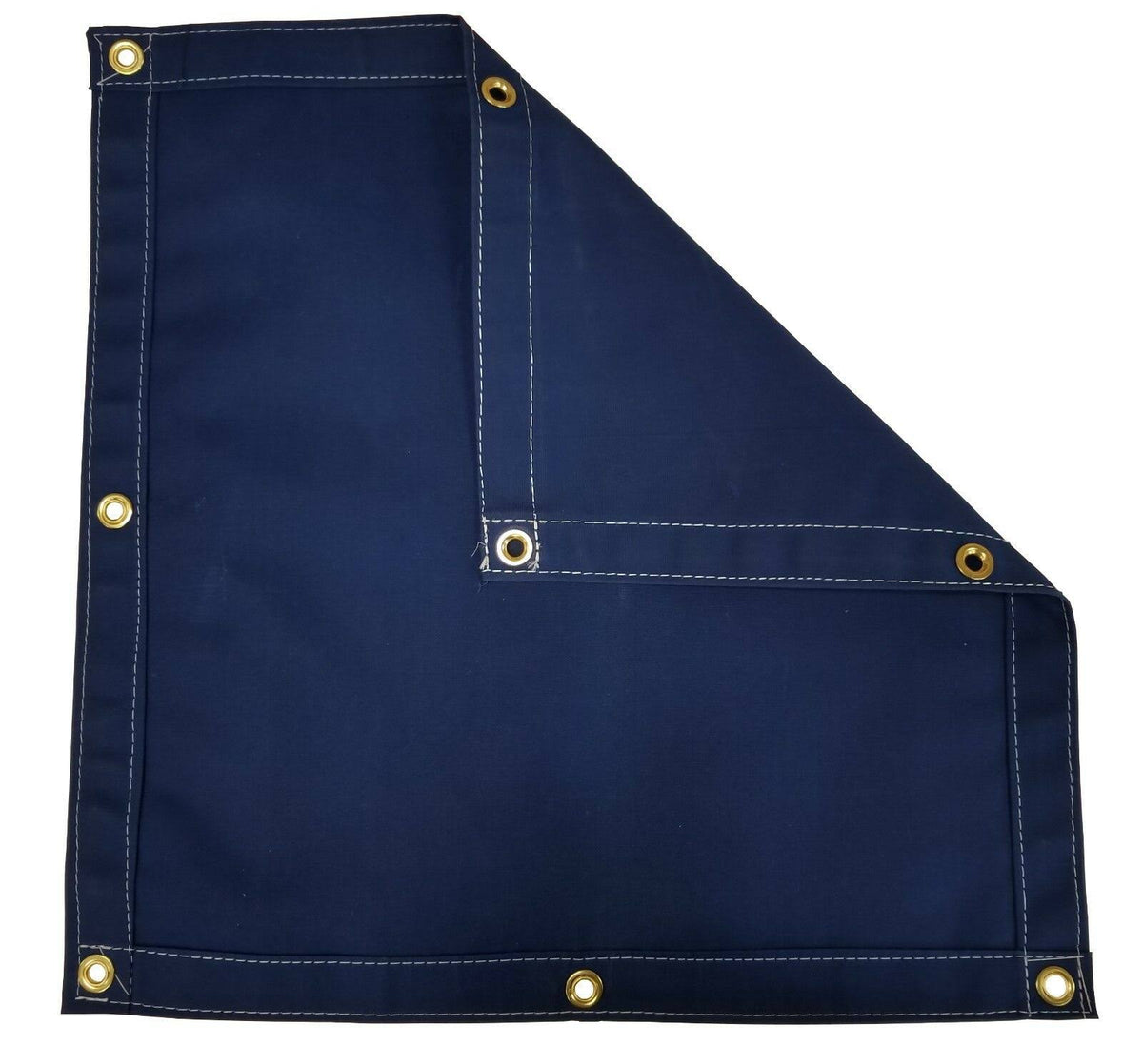 5' x 7' Blue Polyester Canvas Tarp V143