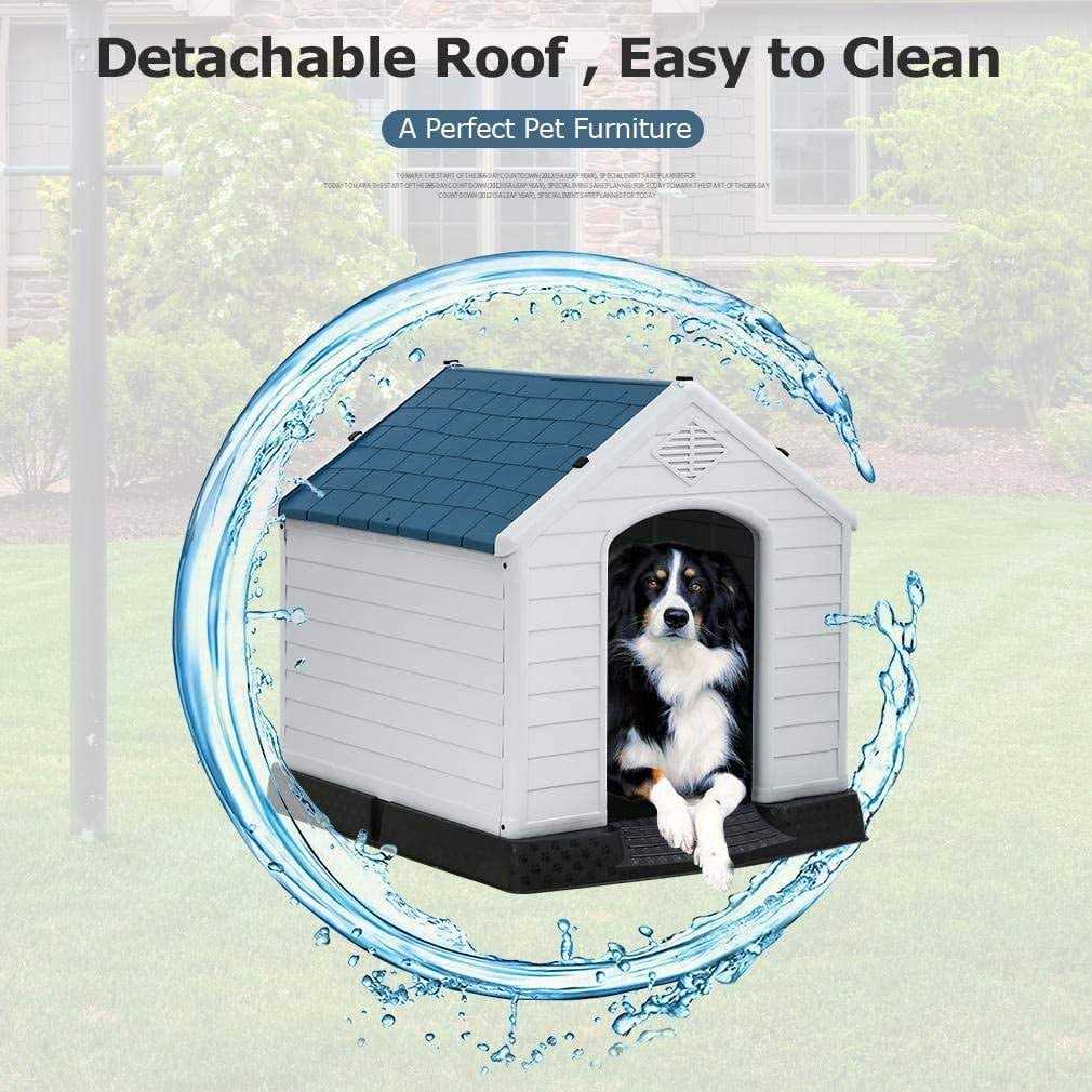 Dog House Pet Kennel With Air Vents S98312