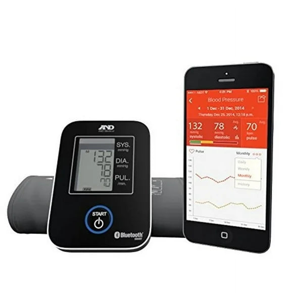 Black Blood Pressure Monitor Q8442
