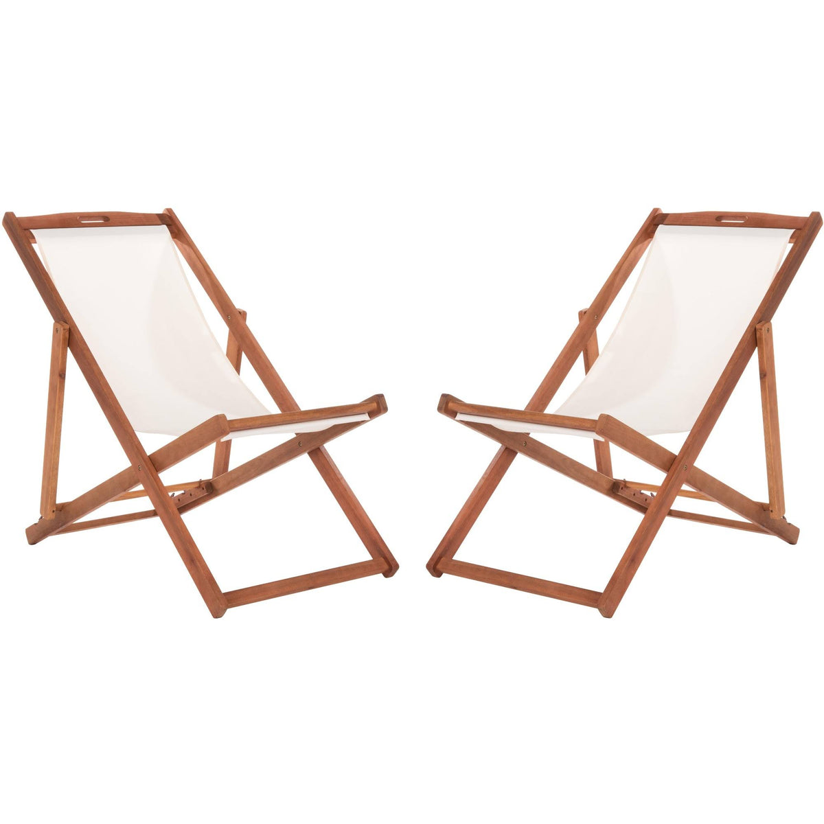 Natural/Beige Sling Chair (Set of 2) O260395