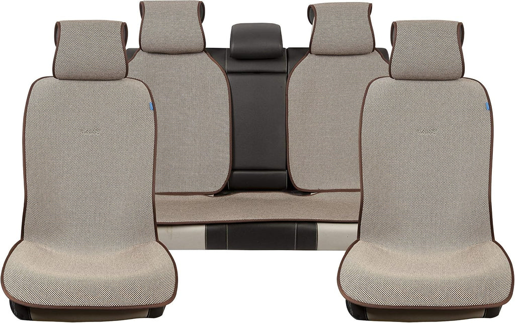 Brown and Tan Car Seat Covers Full Set I923