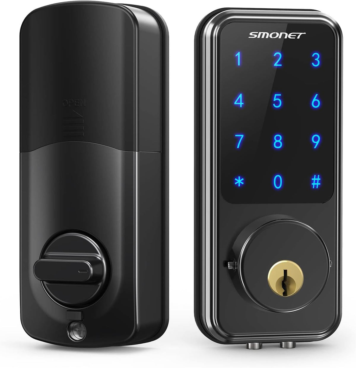 Smart Lock Keyless Entry Door Lock Deadbolt with Keypad Digital Electronic Door Lock W555