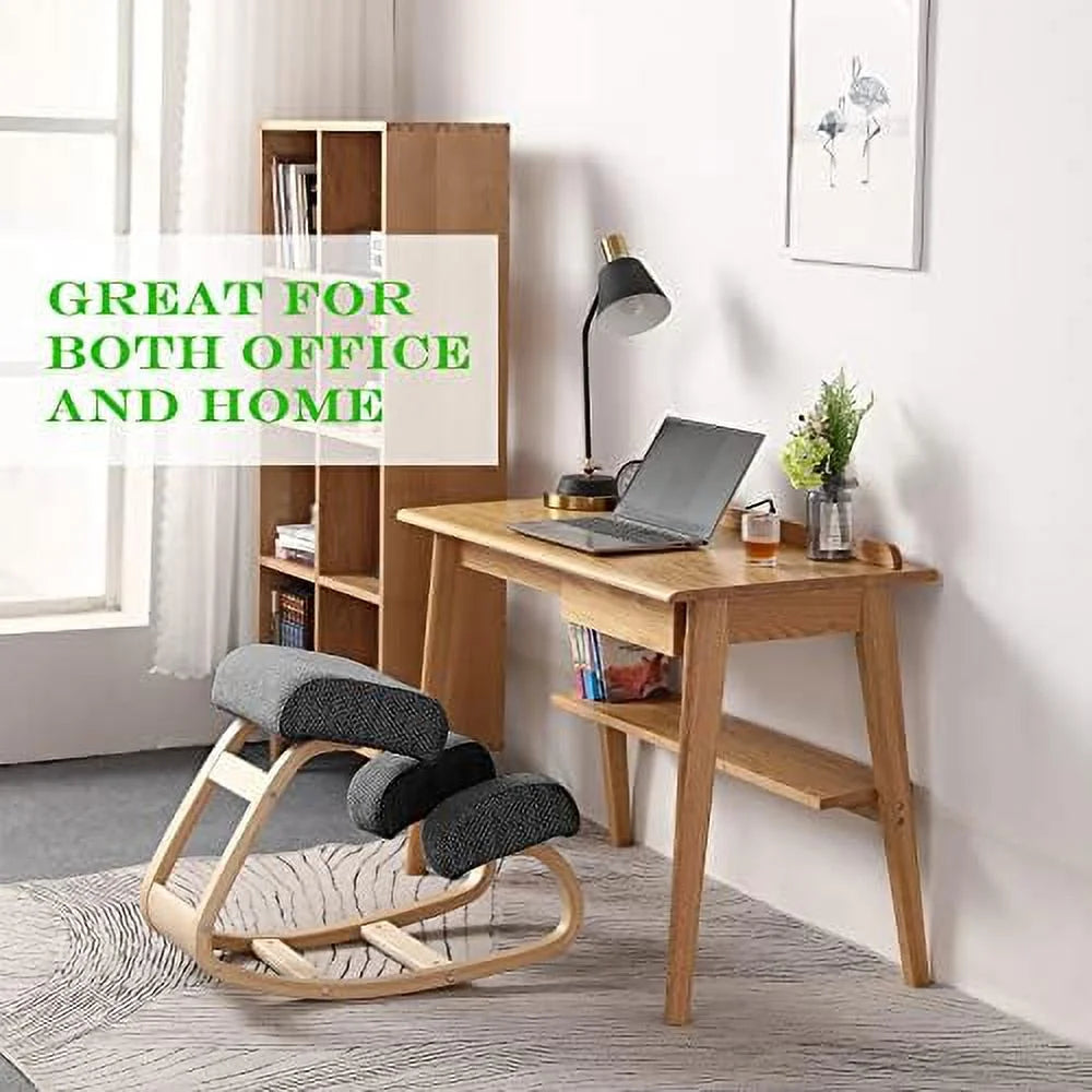 Ergonomic Kneeling Chair Grey Q22648