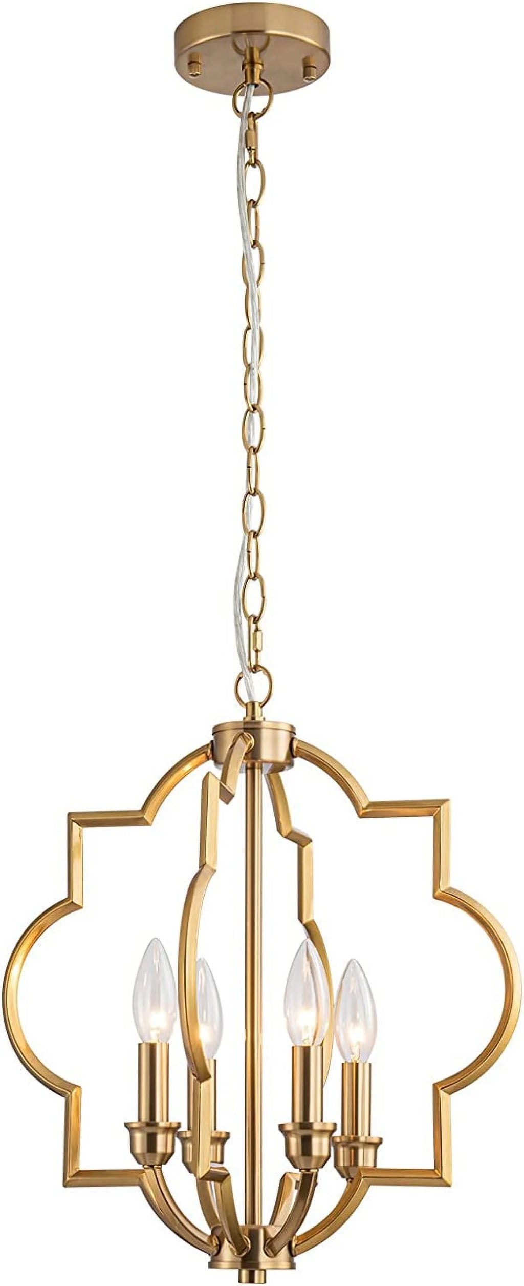 Gold 4 Light Chandelier R15617