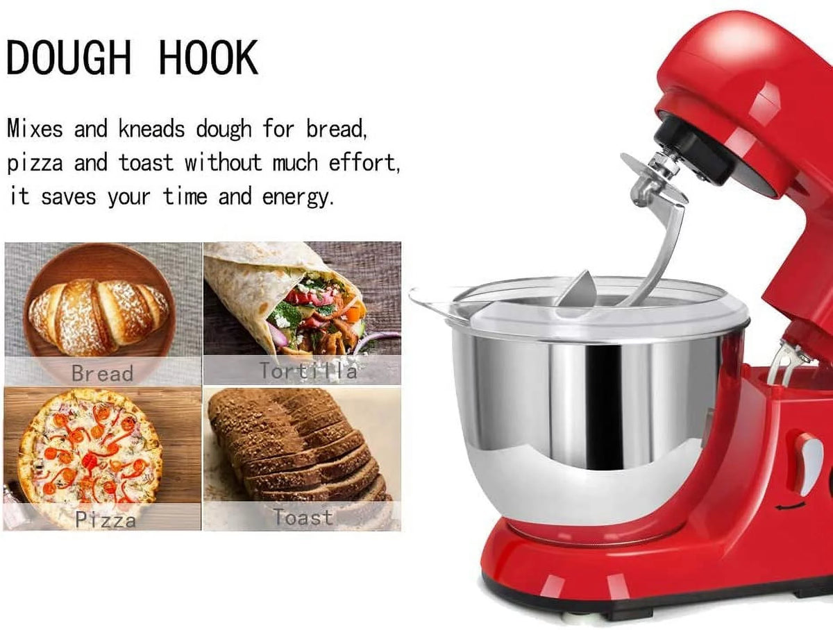 Red 5.5qt Standing Mixer G163