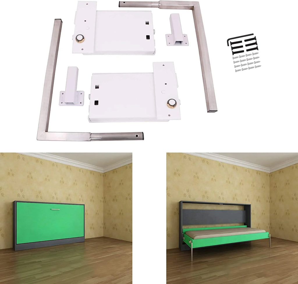 Full Queen King Size Horizontal Murphy Wall Bed Mechanism Hardware Kit P99592