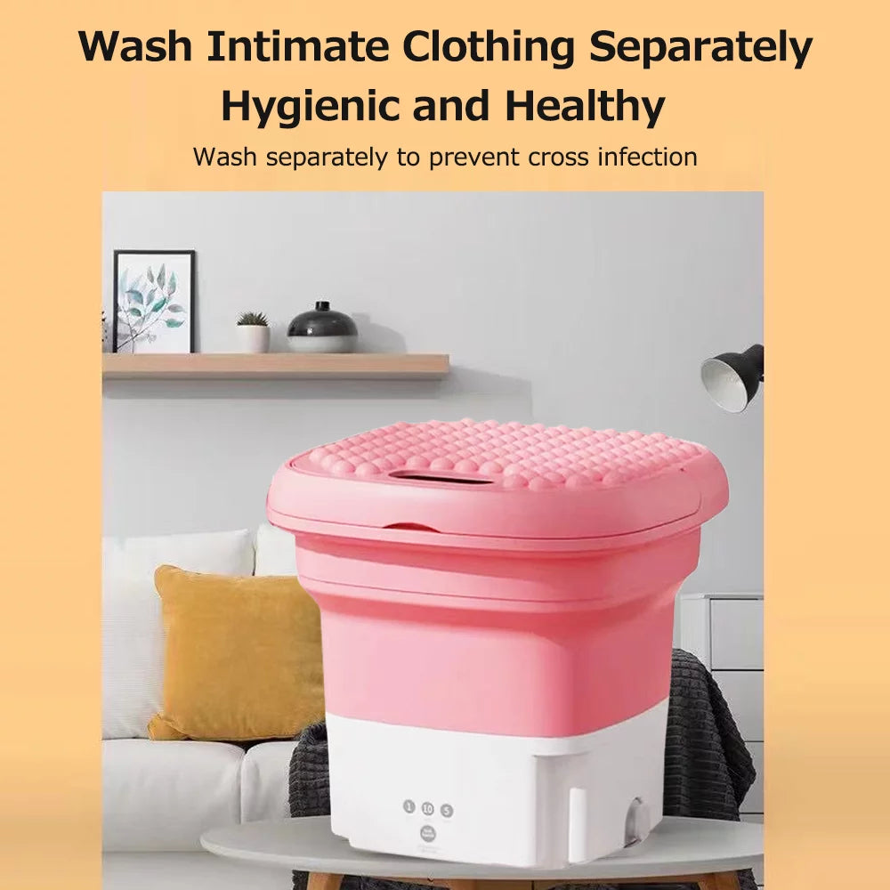 Portable Folding Washing Machine with Drain Hole I423861