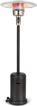 Bronze Propane Patio Heater with Portable Wheels R697