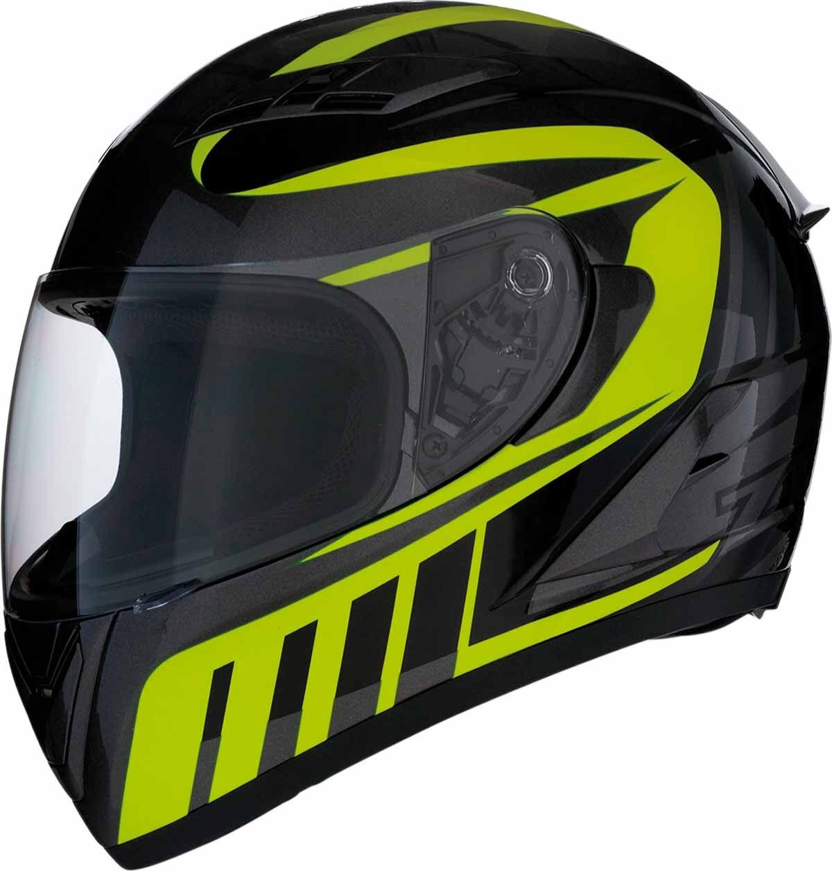 Black/Green Attack Helmet F55699