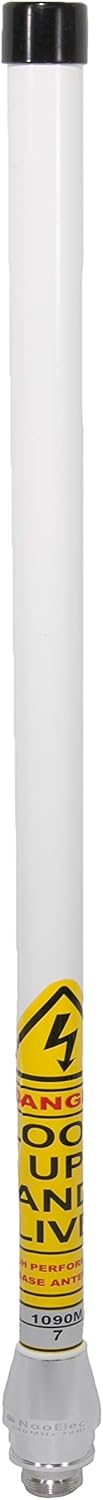 Outdoor Fiberglass ADS-B Antenna with N-Connector, RG58 Cable Extension, SMA Connector, Mounting Hardware, Weatherproof, 1090MHz Z598033
