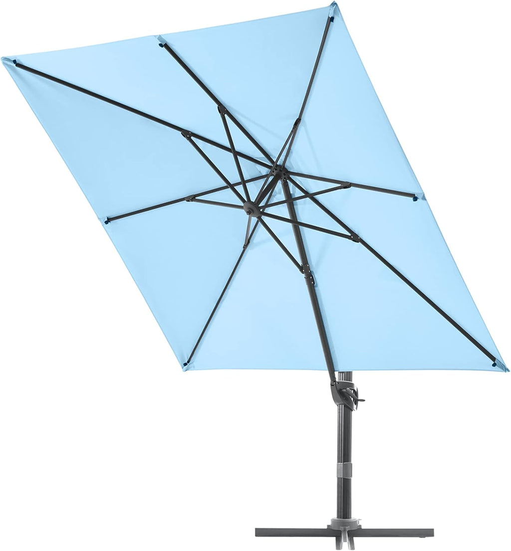 9x9 ft. Square Aluminum Cantilever Umbrella Y8953