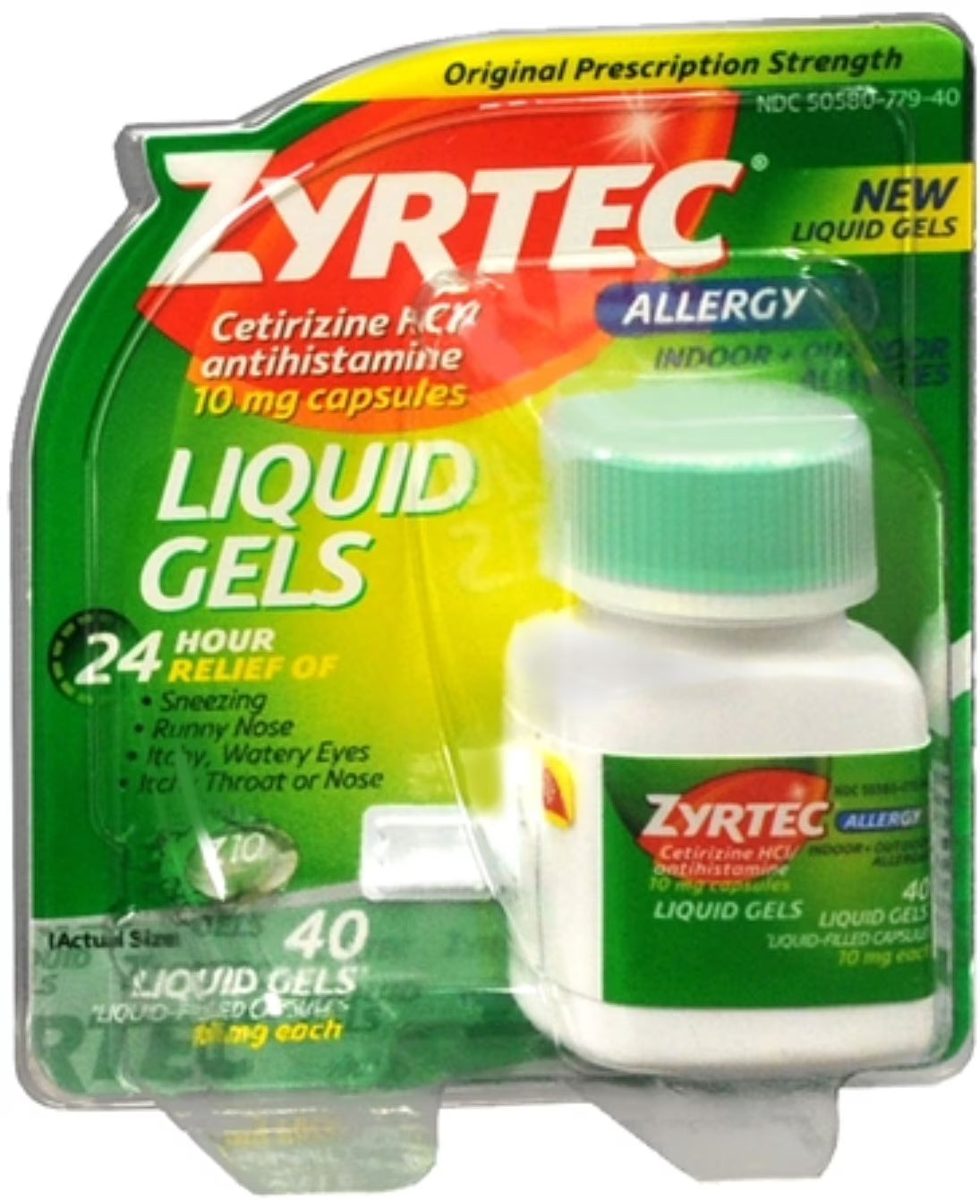 Allergy 10 mg Liquid Gels 40 Liquid Gels N7380
