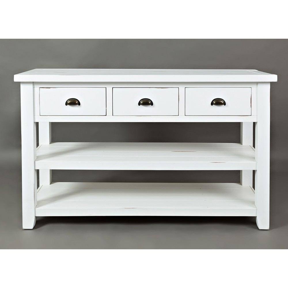 Weathered White Sofa Table H2845