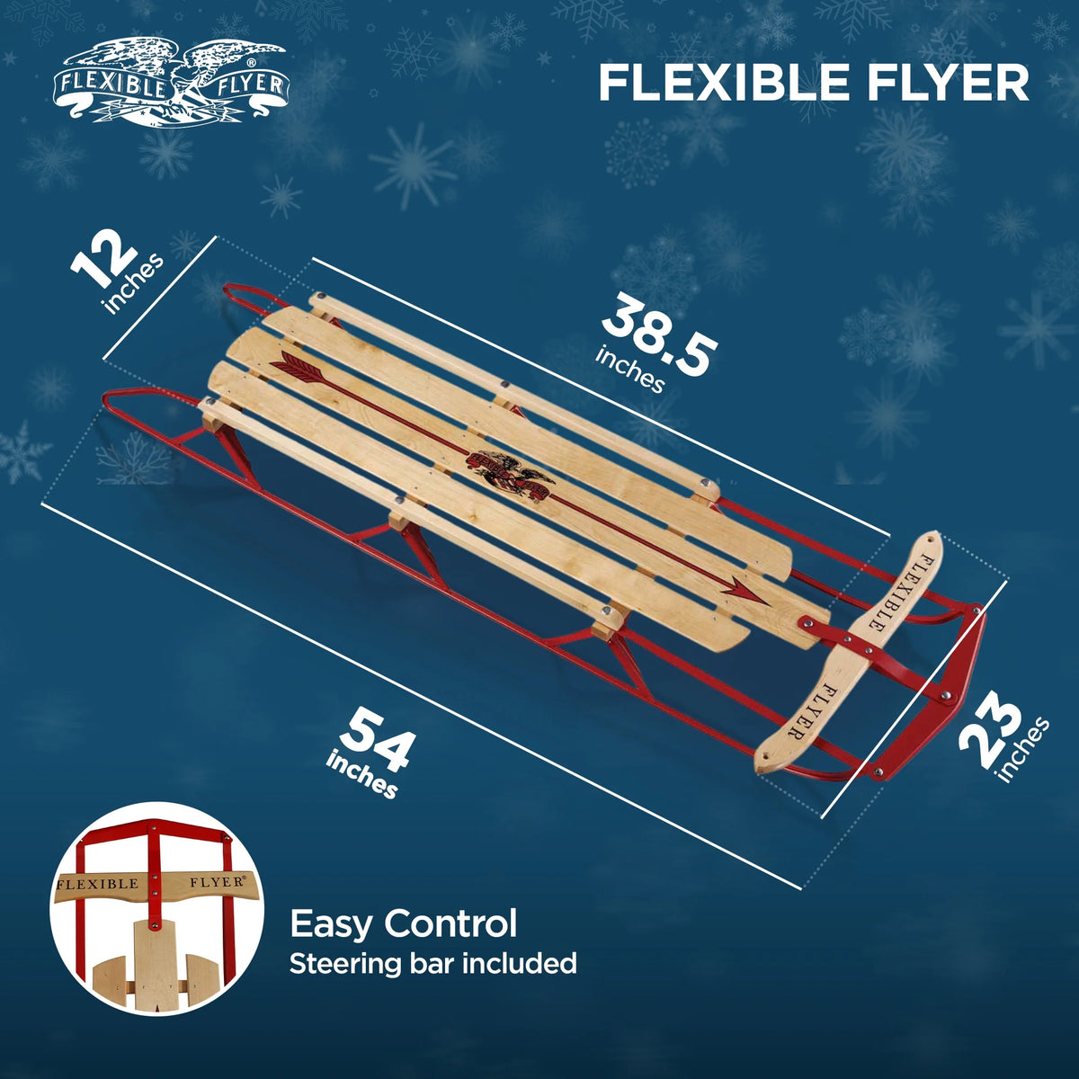54 Inch Flexible Flyer Sled A6893