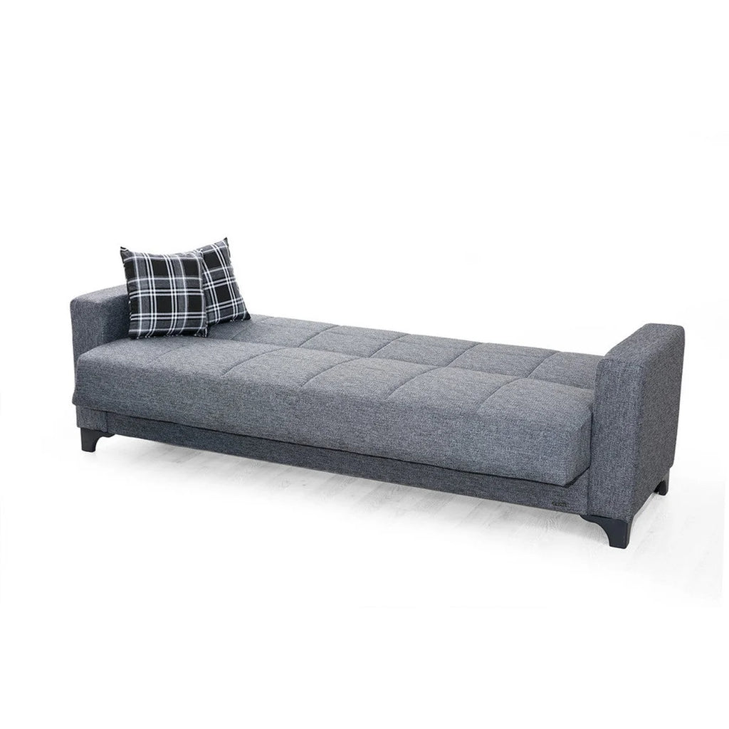 Light Gray Fabric Sofa Bed N631