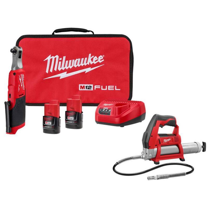 12V Lithium-Ion Brushless Cordless High Speed 3/8 in. Ratchet Kit Z4973