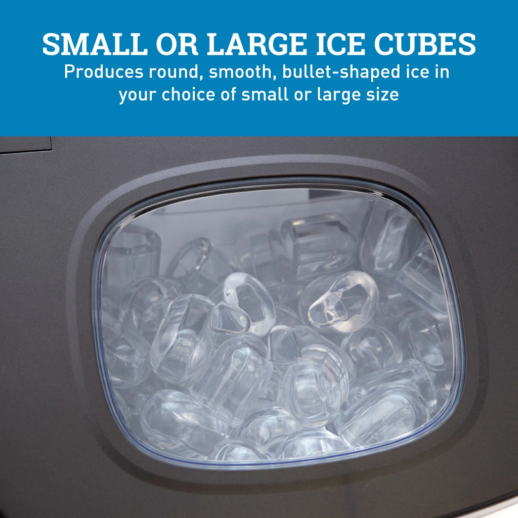 Portable Countertop Ice Maker in Stainless Steel J48545
