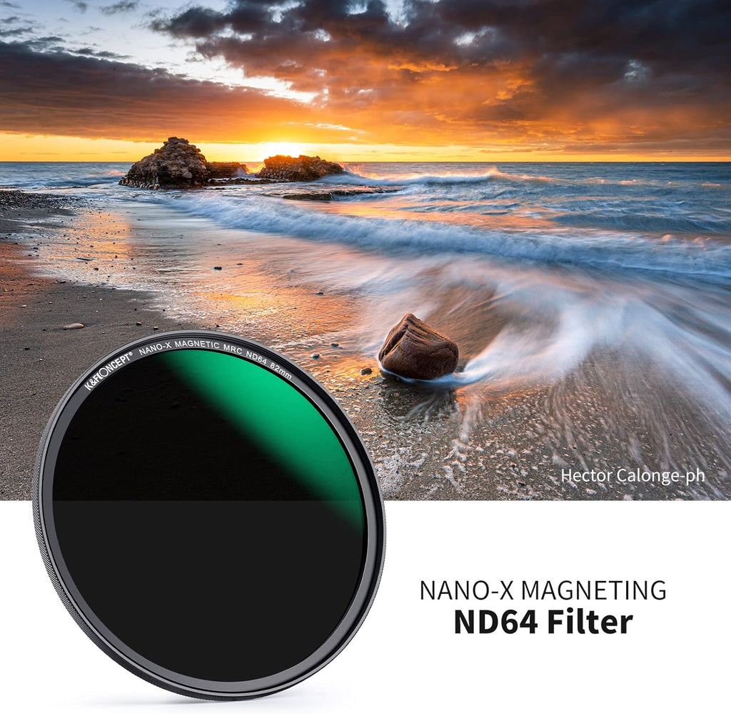 55mm Magnetic ND64 Lens Filter Pack of 2 F751
