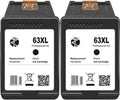 Remanufactured 63XL Ink Cartridge Replacement (2 Black 1 Tri Color) Pack of 2 B59616