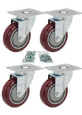 Set of 4 Swivel Casters with Mounting Hardware Y7928