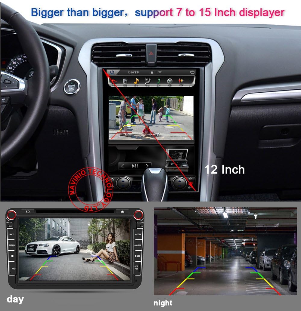 Roof Top Mount Brake Lamp Camera Reverse Rear View Backup Camera for Ford Transit Custom 2012-2016 T729020