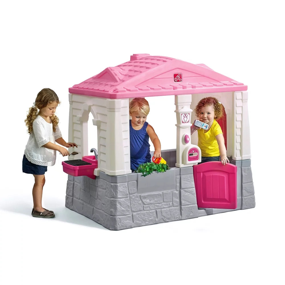 Brown Plastic Kids Playhouse K479594
