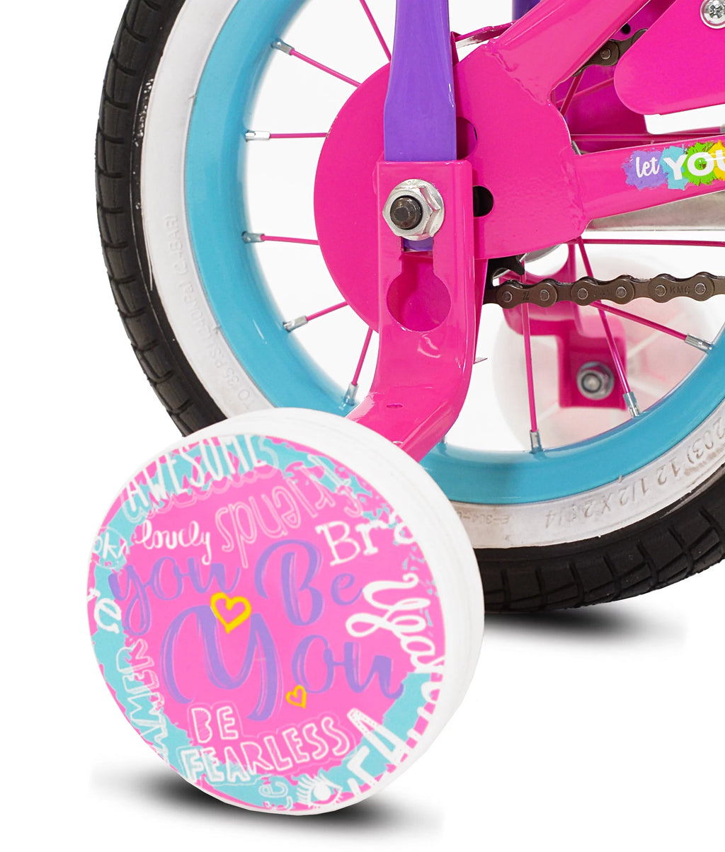 Girl's Unicorn Bicycle Pink and Purple Q261