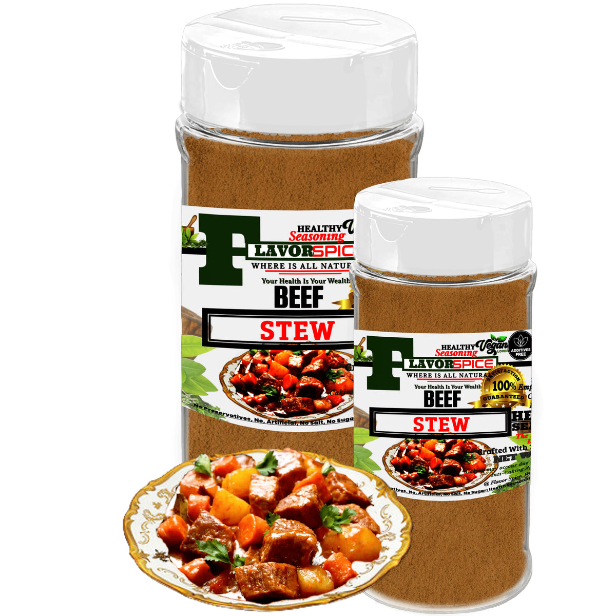 Beef Stew Seasoning 12.9oz 100% Natural Herbs and Spices No Salt No Sugar Q171
