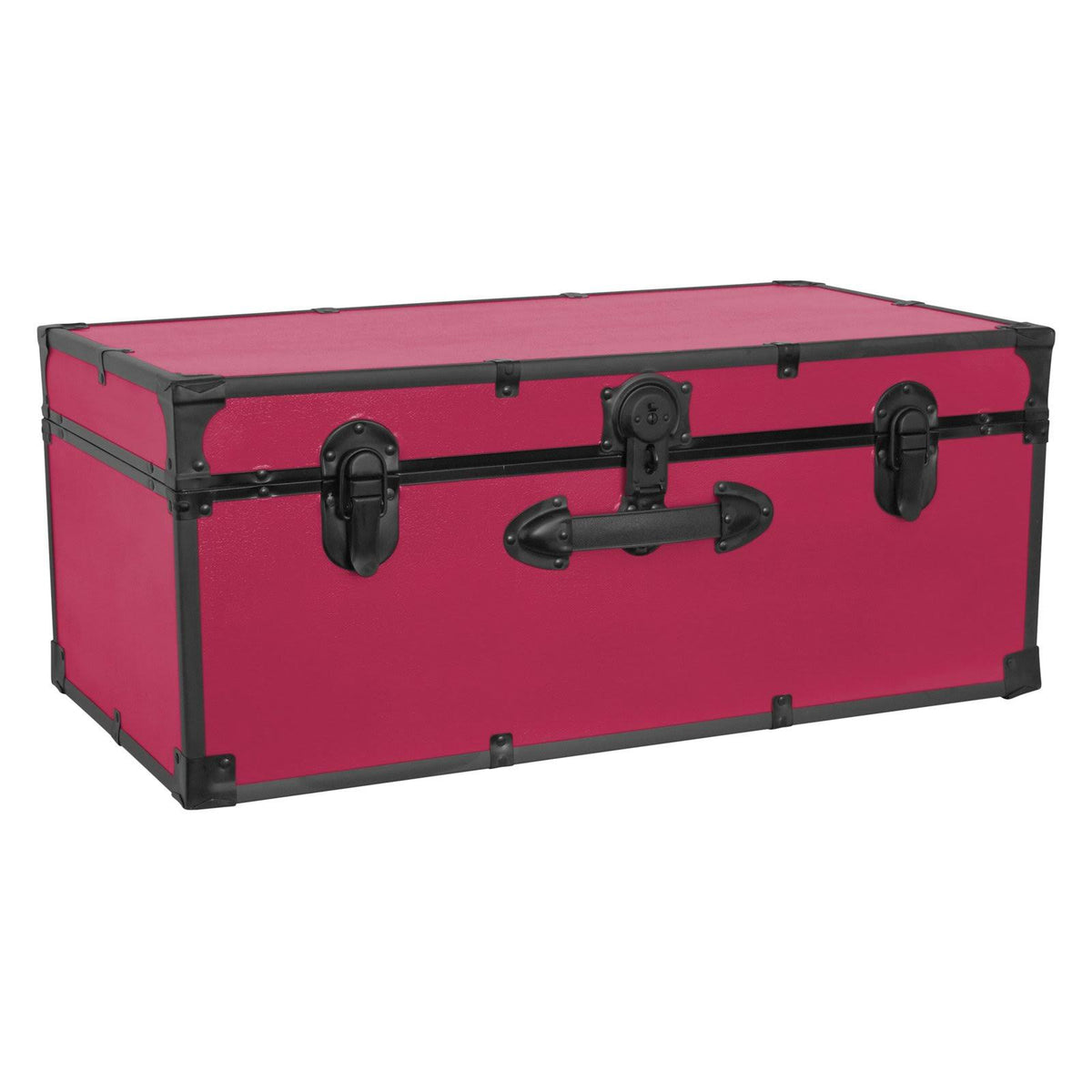 30 inch Footlocker Trunk with Black Hardware H14104