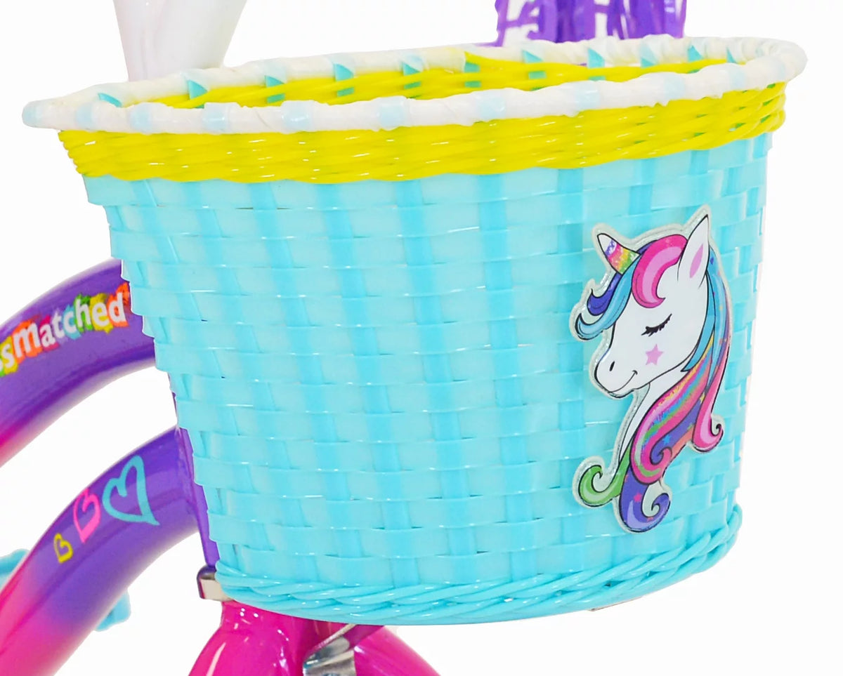Girl's Unicorn Bicycle Pink and Purple Q261