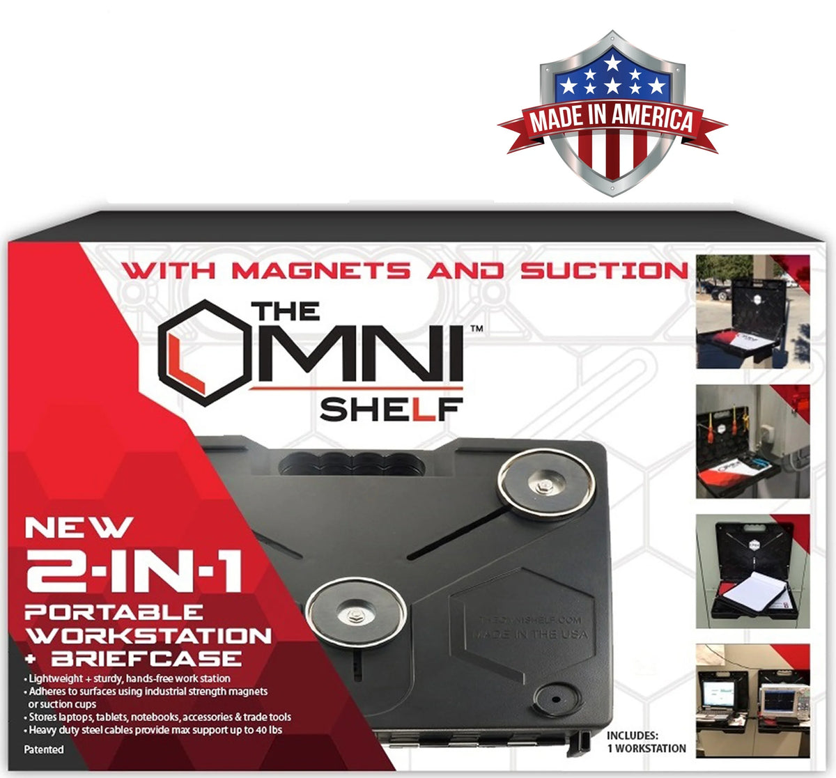 Magnetic Toolbox Utility Shelf 40 lb. Capacity M9936