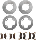 Front & Rear Brake Rotors & Brake Pads for Polaris RZR 4 800 I1198